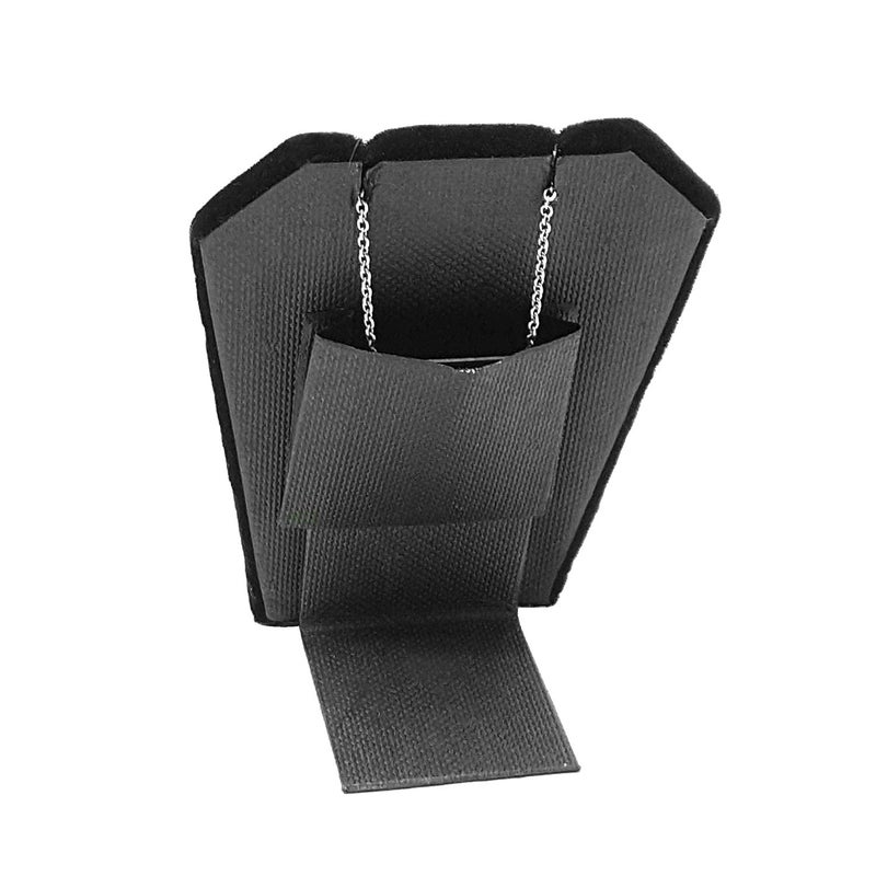 MOOCA 6 Pcs Set Black Velvet Mini Earring Stand, Jewelry Display, Necklace Chain and Pendant Display Stand, Jewelry Holder Showcase, 3 1/4 Inches Height - Image 5